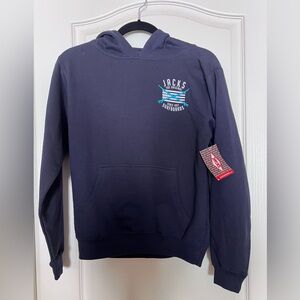 Jacks Surfboards Navy Kids Hoodie NWT Size M (10-12)